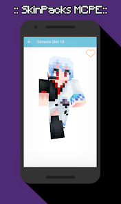 Screenshot 18 Skinpacks Gintama for Minecraf android