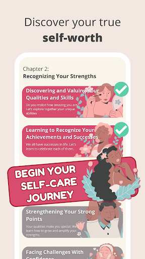 Android application Self-Esteem and Confidence screenshort