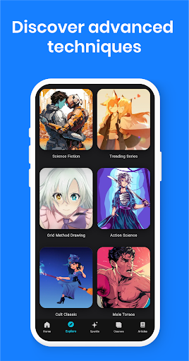 Screenshot of Learn to Draw Anime by Steps