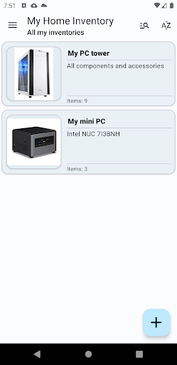 My personal Inventory Screen 3