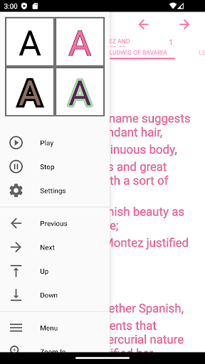 Android application zBook: Famous Affinities of screenshort