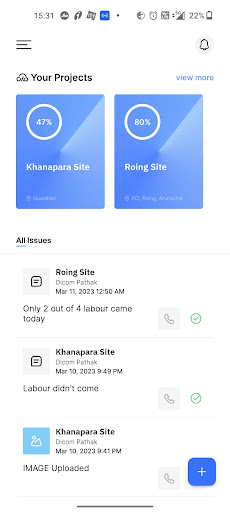 Android application Cloud Civil screenshort