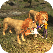 Lion Attack 3D Simulator  Icon