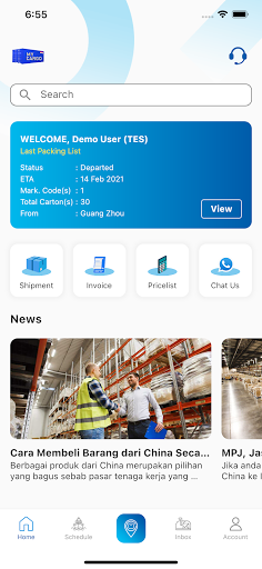 Android application MY Cargo Apps screenshort