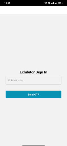 Android application Exhibitor JITO Connect screenshort