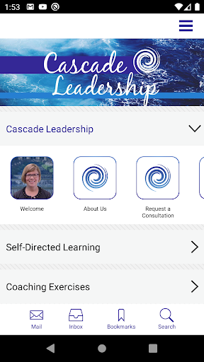Android application Cascade Leadership screenshort