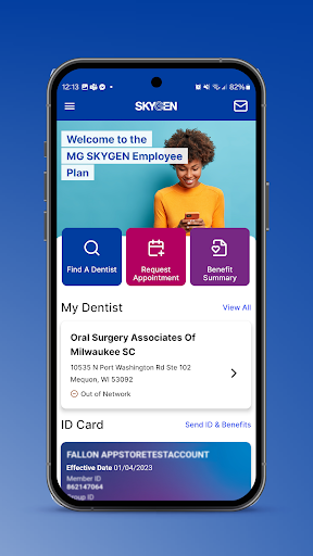 Android application MG SKYGEN Employee App screenshort