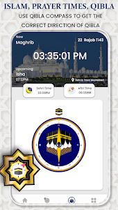 Islam: Prayer Times, Qibla app