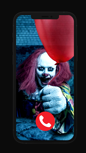 Android application chat killer clown & video call screenshort