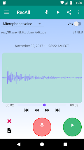 Android application RecAll screenshort