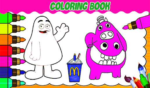 Grimace Coloring Shake Book
