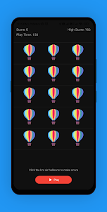 Hit Air Balloons: Simple Game