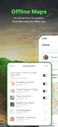 Gaia GPS: Offline Trail Maps screenshot 2