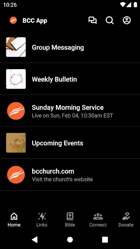Android application Berkley Community Church screenshort