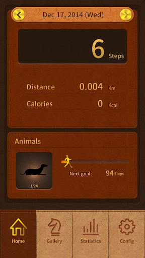 Android application The Walking Collector screenshort