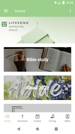Android application Lifesong Community Church screenshort