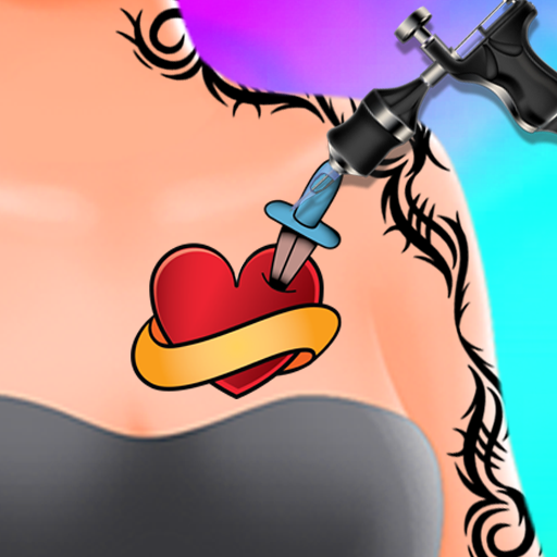 Draw Ink Tattoo Shop Games logo