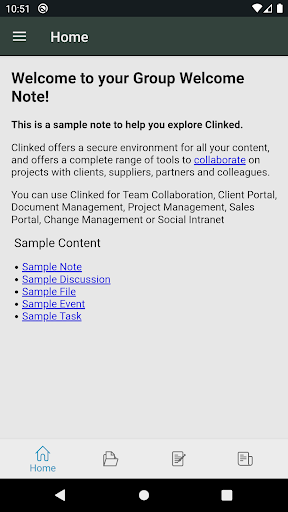 Android application RSC Program Portal screenshort