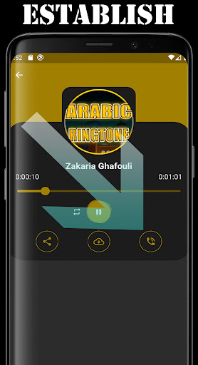 Android application Arabic Ringtones App screenshort
