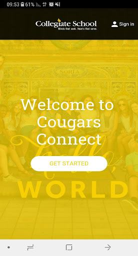 Android application Cougars Connect screenshort