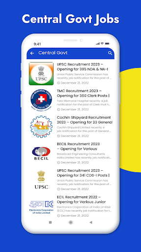 Android application Madhya Pradesh Jobs: MP Jobs screenshort