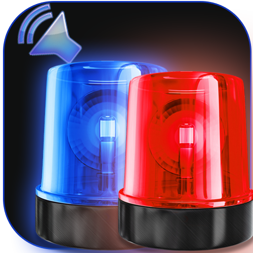 Loud Police Siren Police Light  Icon