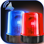 Cover Image of Download Loud Police Siren Police Light  APK