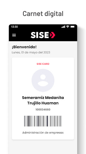 SISE Móvil Screen 3