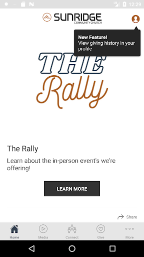 Android application Sunridge Church US screenshort