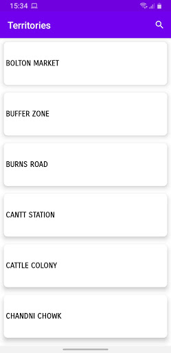 Android application ERP Booker Assistant screenshort