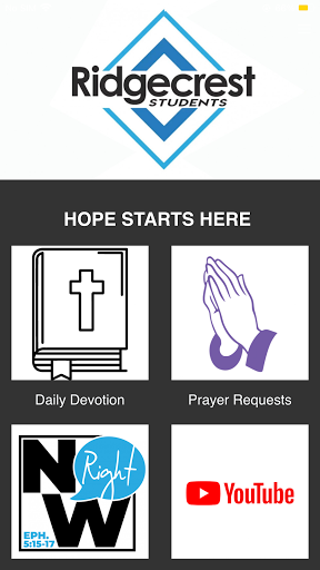 Android application Ridgecrest Students screenshort