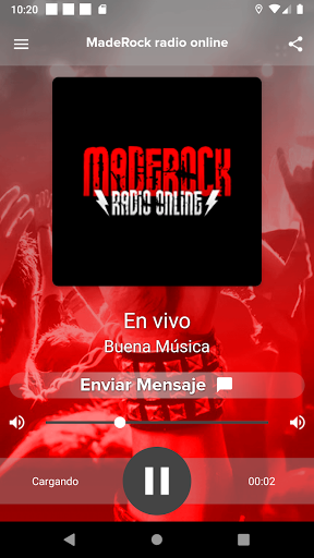 Android application MadeRock radio online screenshort