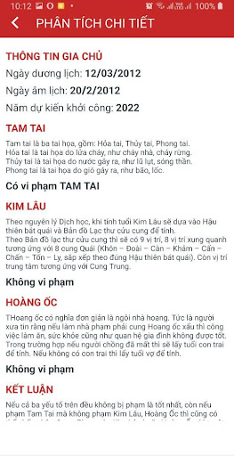 Xem Tuổi Xây Nhà - Tốt - Xấu Screen 3