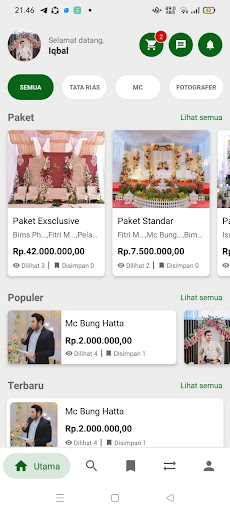 Israful Wedding Organizer Screen 3