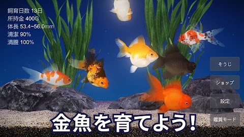 金魚育成アプリ・ポケット金魚のおすすめ画像1
