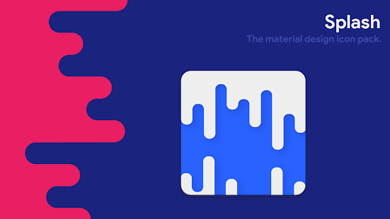 Splash - Material Icon Pack Captura de tela