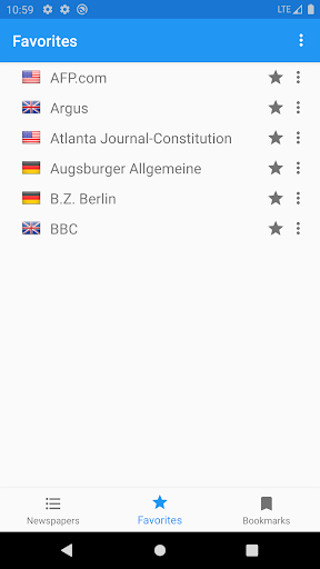 World Newspapers - all news Screen 2