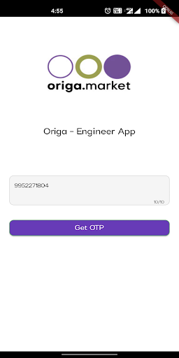 Android application Service App screenshort