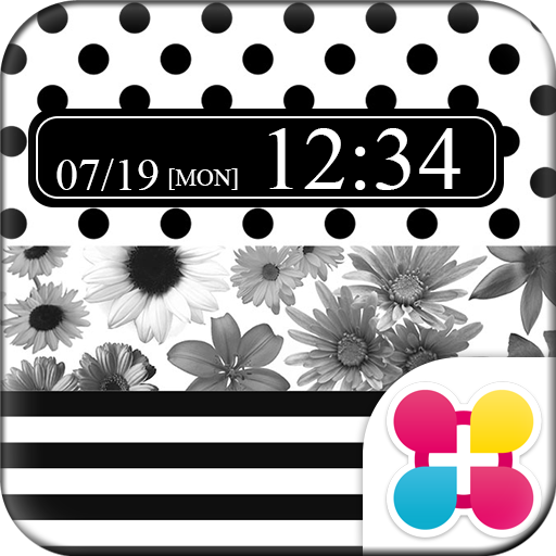 花壁紙 モノクロフラワー Google Play のアプリ