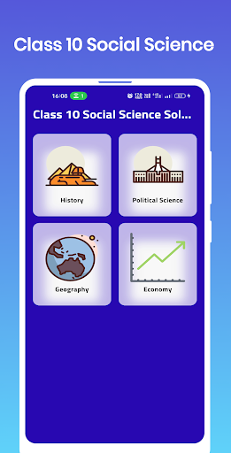 Android application Class 10 Social Science screenshort