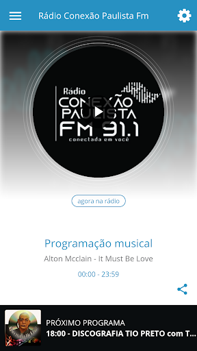 Android application Rádio Conexão Paulista Fm screenshort