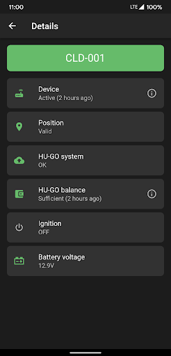 NavCenter HU-GO Status Screen 3