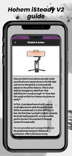 Hohem iSteady V2 guide