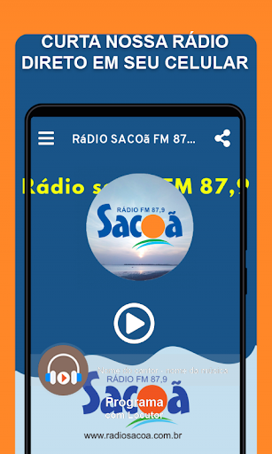 Android application Rádio Sacoã FM 87,9 screenshort