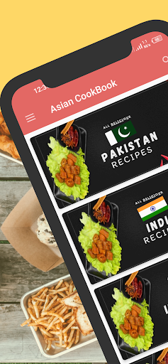 Android application Asian CookBook Recipes screenshort