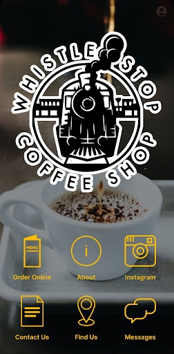 Android application Whistle Stop Coffee Shop screenshort