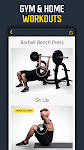 screenshot of Gym Workout Planner & Tracker