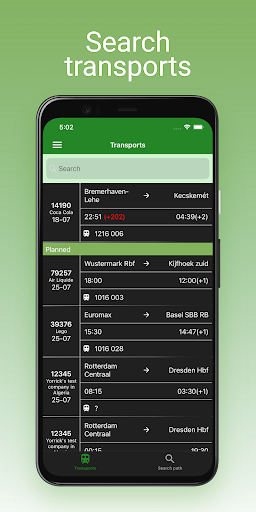 Android application RailCube Mobile screenshort