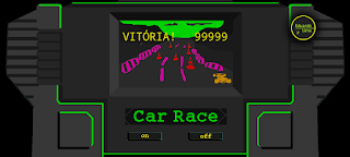 Car Race Neon Minigame 90s - Screenshot 1