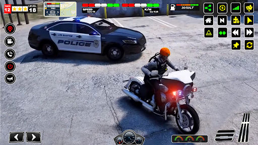 US Police Bike Chase Games 3D screenshot 19